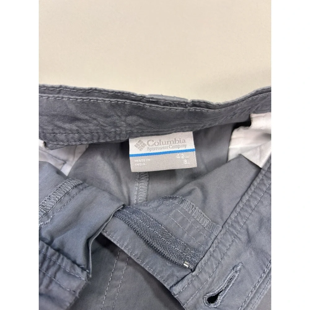 Columbia Men's Washed Out Chino Shorts Size 42 Gray Cotton 8